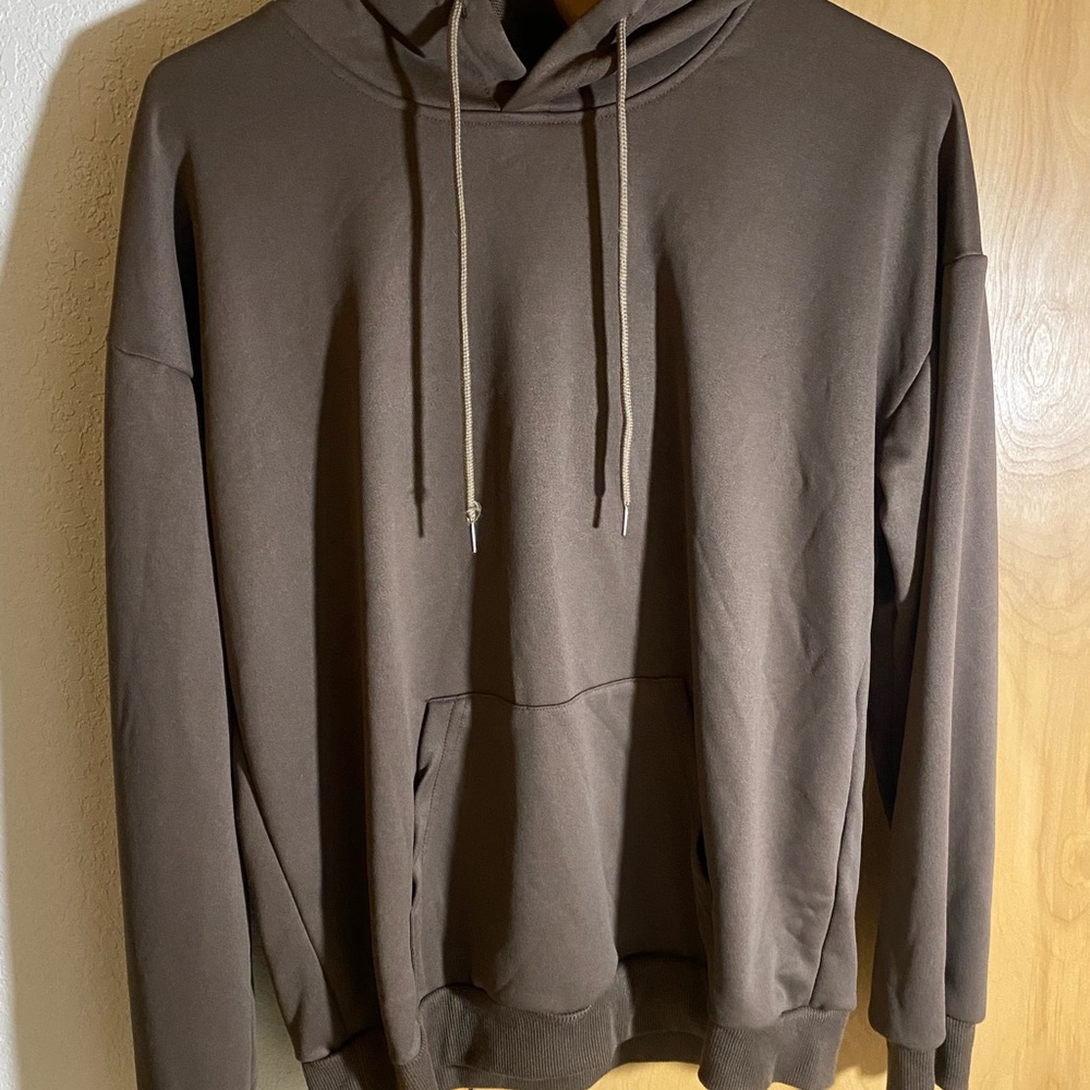 Brown graphic hoodie